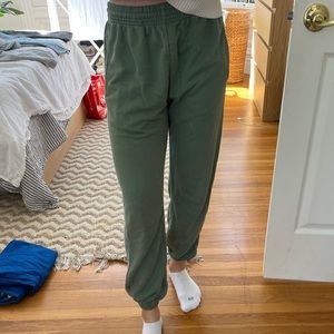 Green Grey Bandit sweatpants